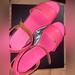 Coach Shoes | Coach Platform Wedges Size 8.5 | Color: Pink | Size: 8.5