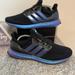 Adidas Shoes | Adidas Ultraboost 5.0 Dna Black Metallic Blue Running Shoes Men's Size 8 -Gy8614 | Color: Black | Size: 8