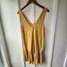 American Eagle Outfitters Dresses | American Eagle Marigold Yellow Tiered Dress Button Detail Size Small | Color: Gold/Yellow | Size: S