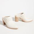 Anthropologie Shoes | Anthropologie Dolce Vita Serla Mules | Color: Cream/White | Size: 7
