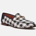 Coach Shoes | Coach Haley Loafer With Gingham Print | Color: Black/White | Size: 6.5