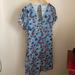 Madewell Dresses | Madewell Floral A-Line Dress | Color: Blue | Size: 2