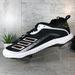 Adidas Shoes | Adidas Icon 6 Bounce Ecp Eh2378 Ironskin Black Baseball Cleats Mens Size 14 | Color: Black/White | Size: 14
