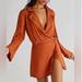 Free People Dresses | Free People | Simone Dress Cinnabar - M | Color: Orange | Size: M