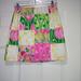 Lilly Pulitzer Skirts | Lilly Pulitzer Patchwork Print Lined Skirt Size 4 | Color: Green/Pink | Size: 4