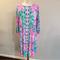 Lilly Pulitzer Dresses | Lilly Pulitzer Ophelia Swing Dress It Was All A Dream Swing Knee Green Pink Xl | Color: Green/Pink | Size: Xl
