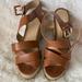 Michael Kors Shoes | Michael Kors Caramel Wedges | Color: Tan | Size: 8