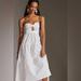 Anthropologie Dresses | Anthropologie Like New Only Worn Once White Strapless Dress. | Color: White | Size: L