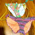 Victoria's Secret Swim | Bundle Victorias Secret Vs Bikini Bottoms | Color: Blue/Pink | Size: M