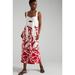 Anthropologie Dresses | Anthropologie Front Cutout Tropical Senorita Maxi Dress Size Small | Color: Red/White | Size: Small