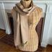 Coach Accessories | Coach Wool Cashmere Scarf | Color: Tan | Size: Os