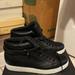 Coach Shoes | Black High Top Coach Tennis Shoes | Color: Black/White | Size: 8