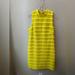 J. Crew Dresses | J.Crew Yellow Fringe Textured Sleeveless A-Line Mini Dress Womens 6 | Color: Yellow | Size: 6