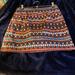 J. Crew Skirts | J. Crew Pencil Skirt Gemstone Print Pocket Mini Skirt Nwt | Color: Orange/Purple | Size: 0