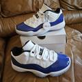 Nike Shoes | (Like New) Women's Nike Air Jordan 11 Retro Concord Sketch Size 5 Women Or 3.5y. | Color: Blue/White | Size: 5