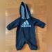 Adidas One Pieces | Adidas Baby Unisex Long Sleeve Jumpsuit | Color: Black | Size: 0-3mb