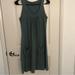 Athleta Dresses | Athleta Shift Tank Dress Relaxed With Pockets Midi Length Size Medium | Color: Gray/Green | Size: M