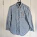 Ralph Lauren Tops | Lauren Ralph Lauren Petite Cotton Long Sleeve Button Up | Color: Blue/White | Size: Sp