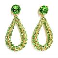 J. Crew Jewelry | J.Crew Faceted Crystal Teardrop Earrings In Summer Green | Color: Green | Size: Os