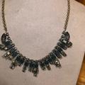 J. Crew Accessories | Excellent Vintage Jcrew Statement Necklace | Color: Green/Silver | Size: Os