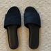 J. Crew Shoes | Black Suede Slides | Color: Black | Size: 8