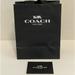 Coach Other | Coach Black Paper Gift Shopping Bag And Coach Gift Card Holder | Color: Black | Size: Os