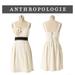 Anthropologie Dresses | Deletta/Anthro Vanilla/Cream Waffle Knit Sundress | Color: Cream | Size: Xs