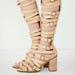 Free People Shoes | Free People Farylrobin Sz 8 Gladiator Brown Tan Boho Barbie | Color: Brown/Tan | Size: 8