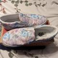 Vans Shoes | Girl's Size 4 Asher Heart Tie Dye Multi/White Vans | Color: Blue/Pink | Size: 4bb
