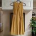 Anthropologie Dresses | Anthro Girls From Savoy Mustard & Gray Silk Dress 0 | Color: Gold/Gray | Size: 0
