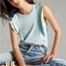 Anthropologie Tops | Anthropologie Eri + Ali Cotton Washed Ruffle Top Size Xs | Color: Blue | Size: Xs