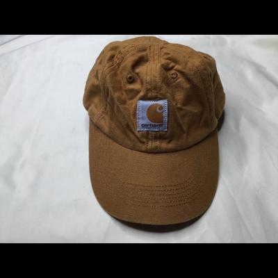 Carhartt Accessories | Carhartt Kids Trucker Tan Cotton Logo Hat | Color: Tan | Size: Osb