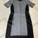 J. Crew Dresses | J Crew Ponte Knit And Wool Sheath Dress Short Sleeve Round Neck | Color: Black/Gray | Size: 4