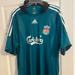 Adidas Shirts | Green Stephen Gerrard Liverpool Fc Jersey Autographed By Gerrard And Downing | Color: Green | Size: L