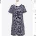 J. Crew Dresses | J. Crew Women's Navy/White Polka Dot Shift Dress Size 14 | Color: Blue/White | Size: 14