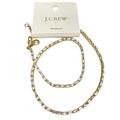 J. Crew Jewelry | J. Crew Tennis Necklace Baguette Round Cz Crystal Gem Tennis Necklace Choker Nwt | Color: Gold | Size: Os