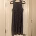 Athleta Dresses | Athleta Sleeveless Dress In Navy/White Sz M | Color: Blue/White | Size: M