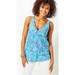Lilly Pulitzer Tops | Lilly Pulitzer Linen Florin Top | Color: Blue/White | Size: S