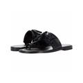 Michael Kors Shoes | Michael Kors Womens Black Hana Toe Block Heel Slip On Leather Thong Sandals 6.5 | Color: Black | Size: 6.5