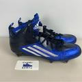 Adidas Shoes | Adidas Crazyquick 2.0 High Football Cleats Blue/Black/Silver S84063 Men Sz 11.5 | Color: Black/Blue | Size: 11.5