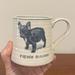 Anthropologie Dining | Anthropologie Molly Hatch French Bulldog Coffee Tea Mug Euc | Color: Blue/Cream | Size: Os