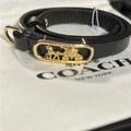 Coach Jewelry | Coach Black And Gold Leather Double Wrap Bracelet. | Color: Black/Gold | Size: Os