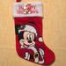 Disney Accessories | Disney “Mickey Mouse” Christmas Stocking | Color: Red/White | Size: 17 1/2” H X 9 1/2” W