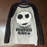 Disney Shirts & Tops | Disney Jack Skellington Size 7/8 Long Sleeve Tee | Color: Black | Size: 7/8