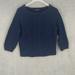 J. Crew Sweaters | J. Crew Navy Cable Knit Sweater Women’s Size Xs Crew Neck Wide Sleeve | Color: Blue | Size: Xs