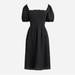 J. Crew Dresses | Jcrew Linen Puff Sleeve Black Mini Dress | Color: Black | Size: L