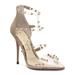 Jessica Simpson Shoes | Jessica Simpson Womens Clear Studded Wavery Pointed Toe Stiletto Pumps 9.5 M | Color: Cream | Size: 9.5