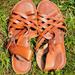 American Eagle Outfitters Shoes | Bundle 3 Items For 15american Eagle Sandals | Color: Tan | Size: 6