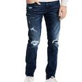 American Eagle Outfitters Jeans | American Eagle Outfitters Jeans | American Eagle Dark Ripped Slim | Color: Blue | Size: 30