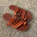 American Eagle Outfitters Shoes | American Eagle Brown Strappy Sandals | Color: Brown | Size: 8